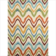 Jaipur Bahia Rug from Coastal Living Collection - Burnt Orange