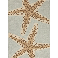 Jaipur Sea Star Rug from Grant I-O Collection - Jadeite
