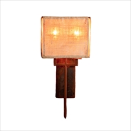 Lowcountry Originals Lighting Burlap Sconce 