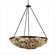 Lowcountry Originals Lighting Shell Bowl Chandelier 