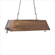 Lowcountry Originals Lighting Wooden Trough Chandelier 