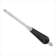 Social Light Oxford Harley Black Lighter With Brushed Silver And Polished Chrome Accents