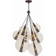 Arteriors Lighting Caviar Adjustable Large Cluster Chandelier