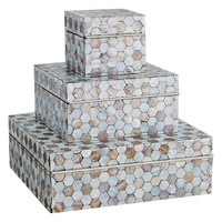 Global Views Mother of Pearl Decorative Box