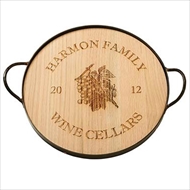 Maple Leaf 18" Heavy Banded Tray with handles  - 18TRAY