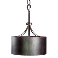 Lowcountry Originals Lighting Copper Drum Chandelier 