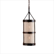 Lowcountry Originals Lighting Burlap Lantern Chandelier 