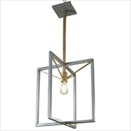 Lowcountry Originals Lighting Double Box with Edison Bulb Chandelier 